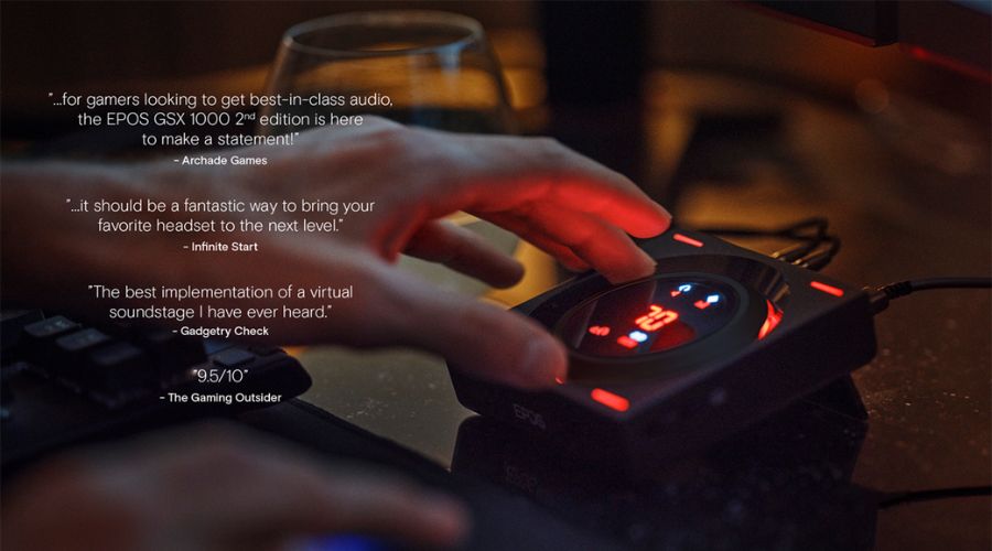 ซาวด์การ์ด EPOS GSX 1000 2nd Edition External Sound Card